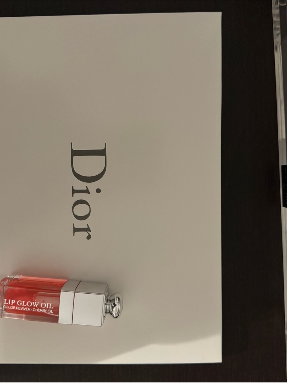 Dior beauty White & Gold Embroidered Zip Pouch bag - Picture 3 of 7